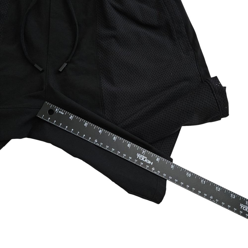 Lululemon (Men's Medium) T.H.E. Shorts Black Mesh Athletic Breathable Drawstring - Picture 6 of 7